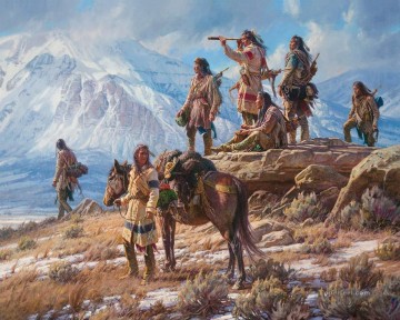 American Indians Painting - American western 1905